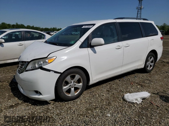 2014 Toyota Sienna LE AAS with VIN 5TDKK3DC6ES497746, listed as a Copart auction lot 56125845 with 142,596 mi miles and Salvage Title. Bid and sale history available at DreamBid. Image 1.