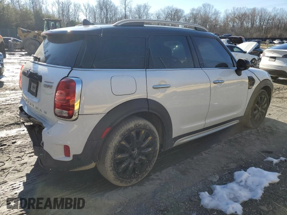 2018 MINI Countryman Cooper with VIN WMZYS7C37J3E08896, listed as a Copart auction lot 45502785 with 52,736 mi miles and Salvage title. Bid and sale history available at DreamBid. Image 3.
