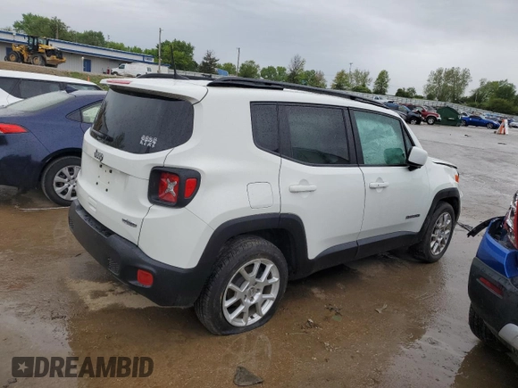 2020 Jeep Renegade Latitude with VIN ZACNJABB9LPL91894, listed as a Copart auction lot 52179294 with 31,227 mi miles and Salvage title. Bid and sale history available at DreamBid. Image 3.