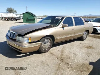 1998 Cadillac DeVille DHS z VIN 1G6KE54Y4WU772142, wystawiony jako Copart lot #49906795 z przebiegiem 140 652 mil mil oraz Szkoda całkowita • Salvage title. Historia ofert i sprzedaży dostępna na DreamBid. Obrazek 1.