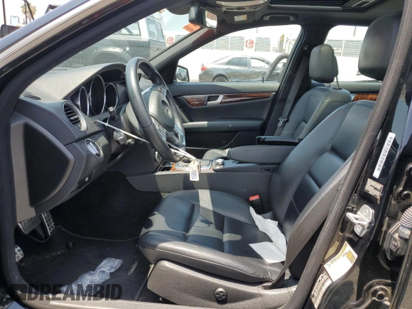 2012 Mercedes-Benz C 250 Sport with VIN WDDGF4HB7CA601162, listed as a Copart auction lot 60329225 with 122,189 mi miles and Salvage title. Bid and sale history available at DreamBid. Image 7.