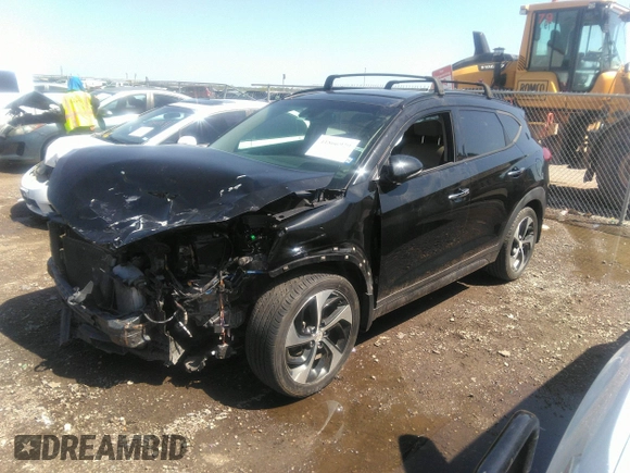 2016 Hyundai Tucson Limited with VIN KM8J33A24GU262163, listed as a IAAI auction lot 41866929 with 65,309 mi miles and . Bid and sale history available at DreamBid. Image 18.