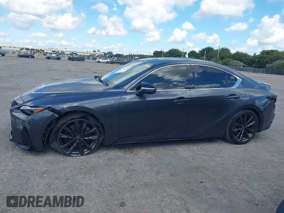 2024 Lexus IS with VIN JTHBZ1B20R5077114, listed as a IAAI auction lot 41560302 with 13,257 mi miles. Bid and sale history available at carsss.com. Image 14.