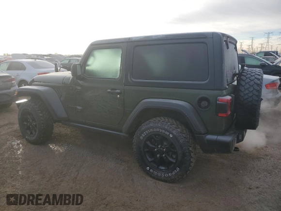 2021 Jeep Wrangler Sport S with VIN 1C4HJXAG0MW626381, listed as a Copart auction lot 87031684 with 53,187 mi miles and Salvage Title. Bid and sale history available at DreamBid. Image 2.