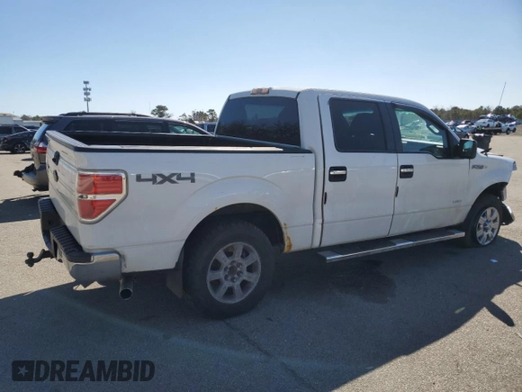 2011 Ford F-150 XLT with VIN 1FTFW1ET6BFC87751, listed as a Copart auction lot 50521965 with 337,608 mi miles and Salvage Title. Bid and sale history available at carsss.com. Image 3.