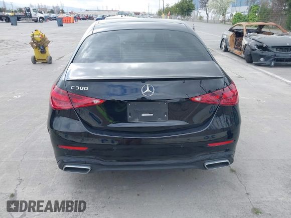 2022 Mercedes-Benz C 300 with VIN W1KAF4GBXNR037485, listed as a IAAI auction lot 41901915 with 36,504 mi miles and . Bid and sale history available at DreamBid. Image 16.