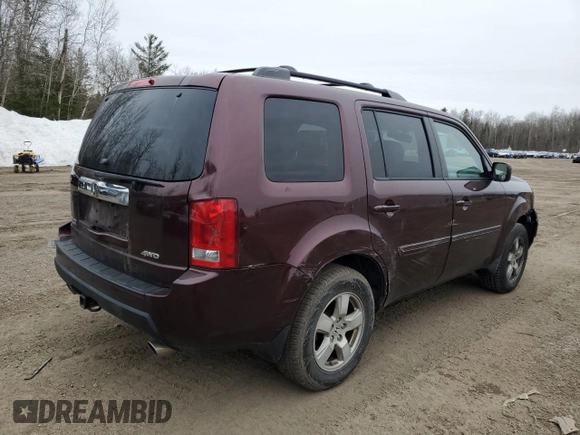 2011 Honda Pilot EX-L with VIN 5FNYF4H57BB501674, listed as a Copart auction lot 50829845 with 0 mi miles and Clean Title. Bid and sale history available at carsss.com. Image 3.