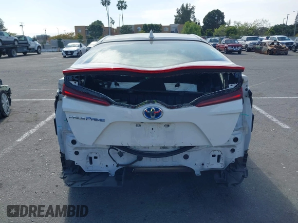 2021 Toyota Prius LE with VIN JTDKAMFP7M3197111, listed as a IAAI auction lot 42031569 with 240,098 mi miles and . Bid and sale history available at DreamBid. Image 6.