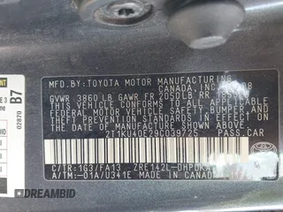 2009 Toyota Matrix z VIN 2T1KU40E29C039725, wystawiony jako IAAI lot #41682877 z przebiegiem 136 717 mil mil oraz . Historia ofert i sprzedaży dostępna na DreamBid. Obrazek 9.