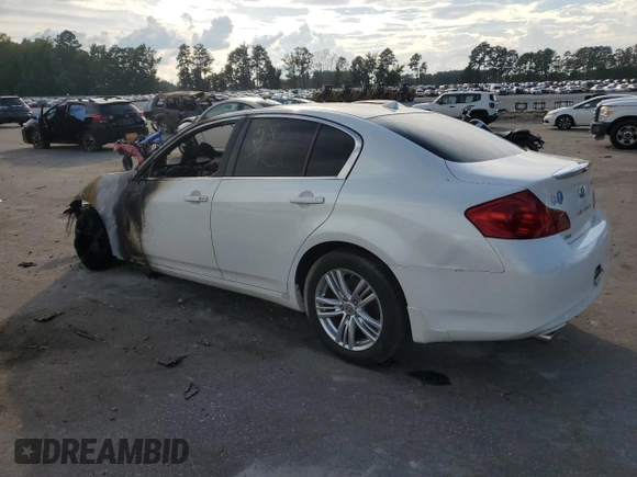 2015 Infiniti Q40 with VIN JN1CV6AR3FM522706, listed as a Copart auction lot 73102854 with 0 mi miles and Salvage Title. Bid and sale history available at carsss.com. Image 2.