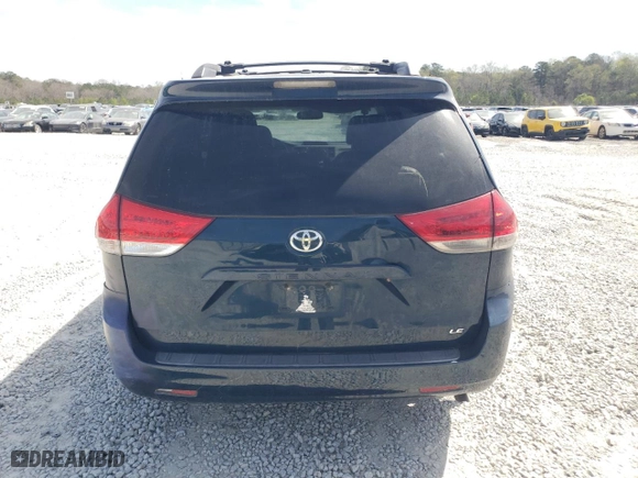 2011 Toyota Sienna LE AAS with VIN 5TDKK3DC9BS038884, listed as a Copart auction lot 49975555 with 268,664 mi miles and Clean Title. Bid and sale history available at carsss.com. Image 6.