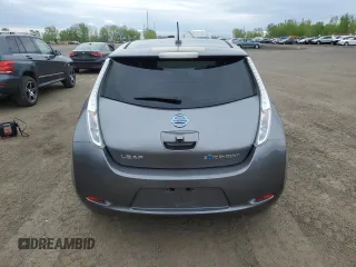 2015 Nissan LEAF S z VIN 1N4AZ0CP9FC321115, wystawiony jako Copart lot #57114655 z przebiegiem 157 924 mil mil oraz Szkoda całkowita • Salvage title. Historia ofert i sprzedaży dostępna na DreamBid. Obrazek 6.