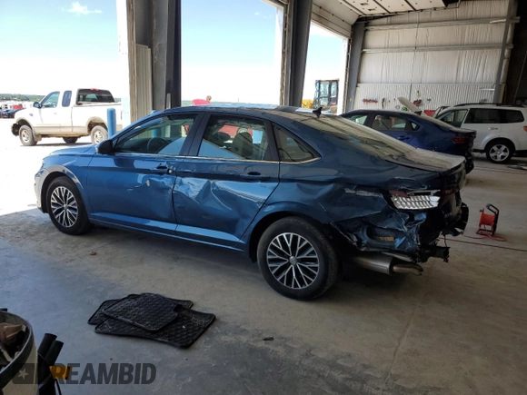 2019 Volkswagen Jetta S z VIN 3VWC57BU4KM209973, wystawiony jako Copart lot #62281525 z przebiegiem 46 927 mil mil oraz Czysty tytuł • Clean title. Historia ofert i sprzedaży dostępna na DreamBid. Obrazek 2.