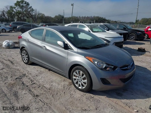 2012 Hyundai Elantra GLS with VIN KMHDH4AE7CU255345, listed as a IAAI auction lot 41520440 with 119,130 mi miles. Bid and sale history available at carsss.com. Image 1.