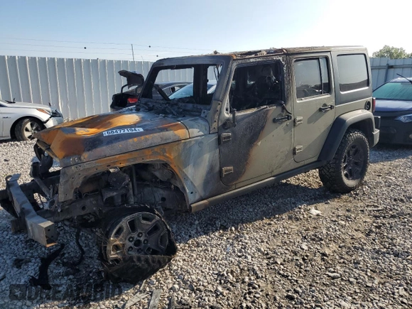 2018 Jeep Wrangler JK Unlimited Sport S with VIN 1C4BJWDG0JL912451, listed as a Copart auction lot 68477194 with 0 mi miles and Non Repairable. Bid and sale history available at carsss.com. Image 1.