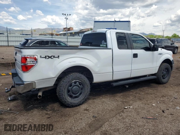 2012 Ford F-150 XL with VIN 1FTFX1EF6CFB16264, listed as a Copart auction lot 58839275 with 121,226 mi miles and Salvage title. Bid and sale history available at DreamBid. Image 3.