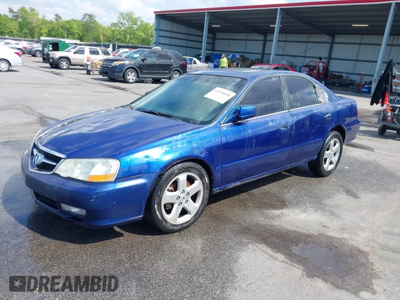2003 Acura TL Type S with VIN 19UUA568X3A041695, listed as a IAAI auction lot 41994058 with 245,064 mi miles. Bid and sale history available at carsss.com. Image 2.