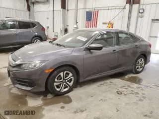 2017 Honda Civic Sedan LX with VIN 19XFC2F53HE081658, listed as a Copart auction lot 52955375 with 106,196 mi miles and Non Repairable. Bid and sale history available at carsss.com. Image 1.