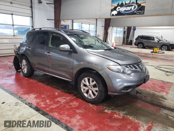 2014 Nissan Murano LE with VIN JN8AZ1MW2EW520174, listed as a Copart auction lot 88864335 with 65,566 mi miles and Salvage Title. Bid and sale history available at carsss.com. Image 4.