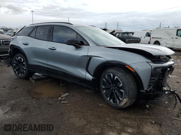 2024 Chevrolet Blazer EV eAWD RS z VIN 3GNKDCRJ1RS219282, wystawiony jako Copart lot #47586325 z przebiegiem 346 mil mil oraz Nie do naprawy. Historia ofert i sprzedaży dostępna na DreamBid. Obrazek 4.