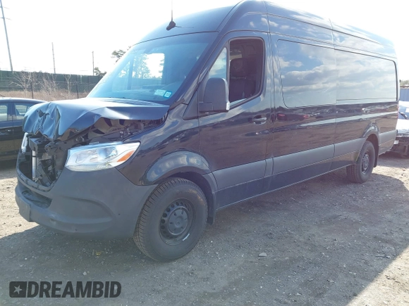 2022 Mercedes-Benz Sprinter Cargo with VIN W1Y4ECHYXNT112143, listed as a IAAI auction lot 41844852 with 46,727 mi miles. Bid and sale history available at carsss.com. Image 20.