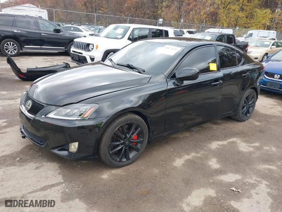 2006 Lexus IS 350 Auto with VIN JTHBE262065005370, listed as a IAAI auction lot 40875520 with 190,226 mi miles. Bid and sale history available at carsss.com. Image 2.