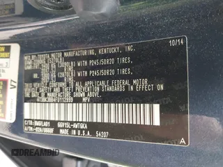 2015 Toyota Venza XLE with VIN 4T3BK3BB4FU112999, listed as a IAAI auction lot 41915921 with 139,106 mi miles. Bid and sale history available at carsss.com. Image 9.