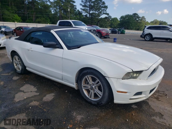 2013 Ford Mustang V6 with VIN 1ZVBP8EM9D5275936, listed as a Copart auction lot 54716455 with 225,596 mi miles and Salvage title. Bid and sale history available at DreamBid. Image 4.
