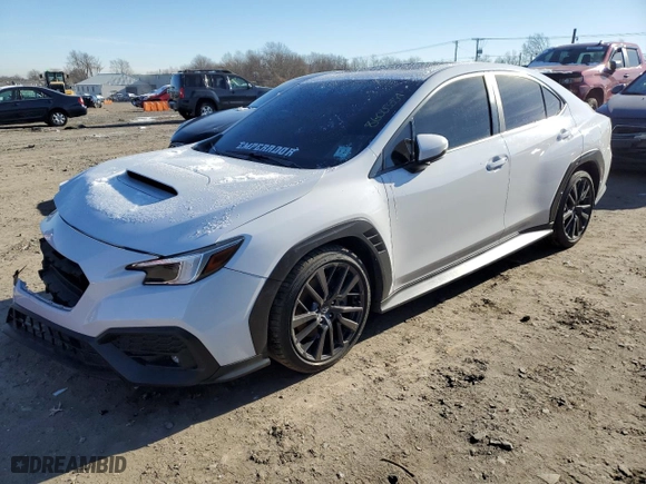2022 Subaru WRX Limited with VIN JF1VBAL65N9024678, listed as a Copart auction lot 86005354 with 11,592 mi miles and Salvage Title. Bid and sale history available at carsss.com. Image 1.