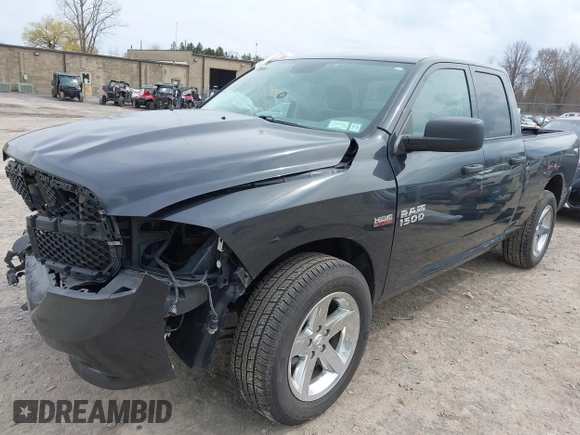 2018 Ram 1500 Express with VIN 1C6RR7FT0JS198602, listed as a IAAI auction lot 42082850 with 115,575 mi miles and . Bid and sale history available at DreamBid. Image 2.