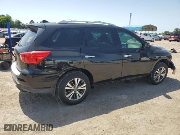 2020 Nissan Pathfinder S with VIN 5N1DR2AN3LC599553, listed as a Copart auction lot 57048435 with 71,541 mi miles and Salvage title. Bid and sale history available at DreamBid. Image 3.