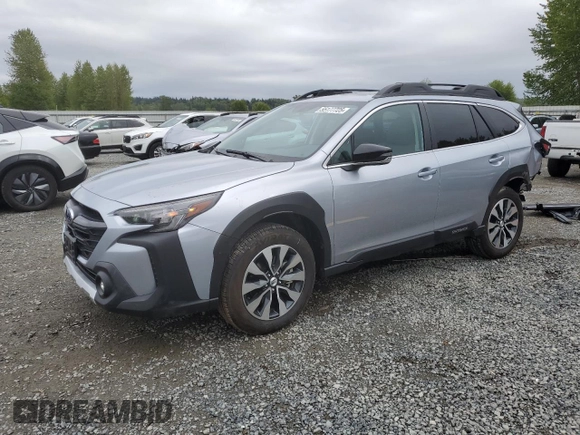 2024 Subaru Outback Limited XT with VIN 4S4BTGND7R3177303, listed as a Copart auction lot 55177725 with 9,374 mi miles and Salvage title. Bid and sale history available at DreamBid. Image 1.