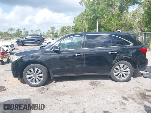2016 Acura MDX w/Tech with VIN 5FRYD3H44GB021119, listed as a IAAI auction lot 41946691 with 179,222 mi miles. Bid and sale history available at carsss.com. Image 14.