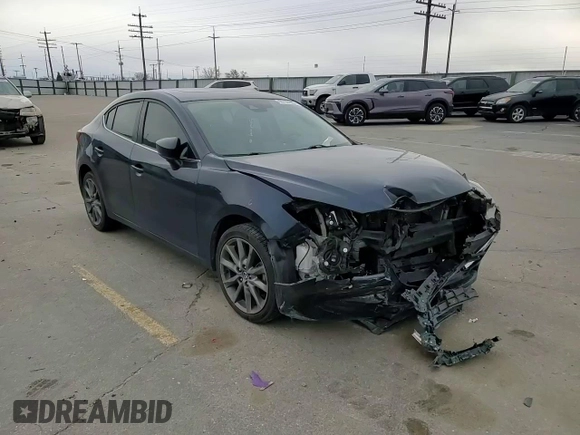2018 Mazda 3 Touring with VIN 3MZBN1V32JM267882, listed as a Copart auction lot 48735085 with 53,742 mi miles and Salvage Title. Bid and sale history available at carsss.com. Image 11.