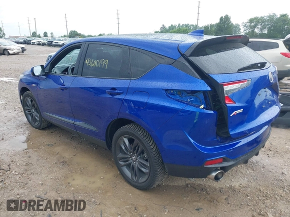 2019 Acura RDX w/A-Spec Pkg with VIN 5J8TC2H61KL010144, listed as a IAAI auction lot 42600199 with 80,921 mi miles and . Bid and sale history available at DreamBid. Image 3.
