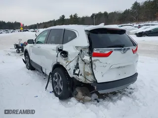 2019 Honda CR-V EX-L with VIN 2HKRW2H84KH665159, listed as a IAAI auction lot 41558717 with 77,307 mi miles. Bid and sale history available at carsss.com. Image 6.