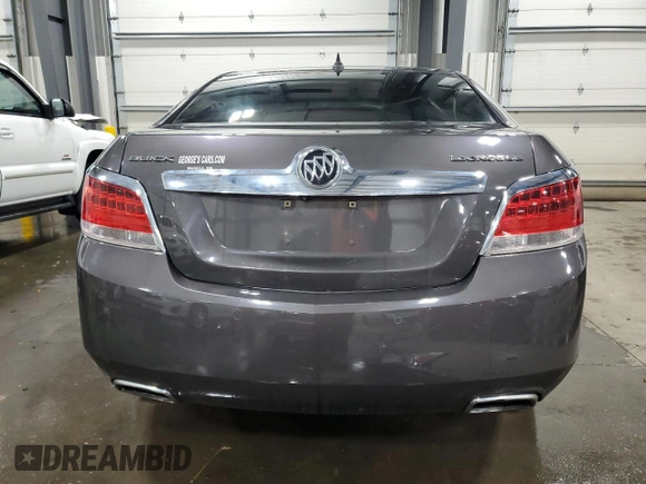 2013 Buick LaCrosse Touring with VIN 1G4GJ5G38DF182344, listed as a Copart auction lot 52602055 with 153,759 mi miles and Salvage title. Bid and sale history available at DreamBid. Image 6.