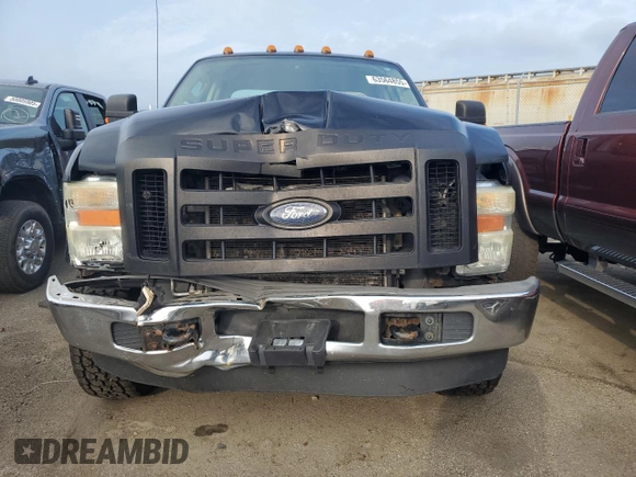 2008 Ford F-250 XL with VIN 1FTSX21568ED72693, listed as a Copart auction lot 63564855 with 268,393 mi miles and Salvage title. Bid and sale history available at DreamBid. Image 5.