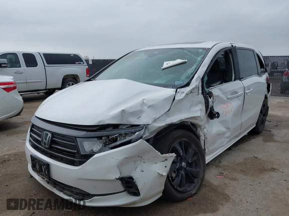 2024 Honda Odyssey Sport with VIN 5FNRL6H72RB008862, listed as a IAAI auction lot 41707301 with Not Provided miles and . Bid and sale history available at DreamBid. Image 17.