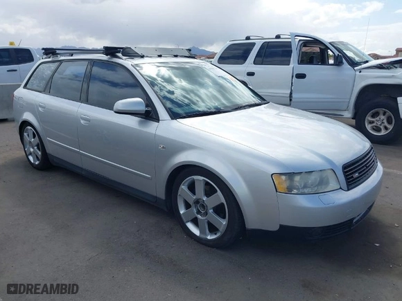 2003 Audi A4 1.8T with VIN WAUVC68EX3A164691, listed as a IAAI auction lot 41945723 with 146,086 mi miles. Bid and sale history available at carsss.com. Image 1.