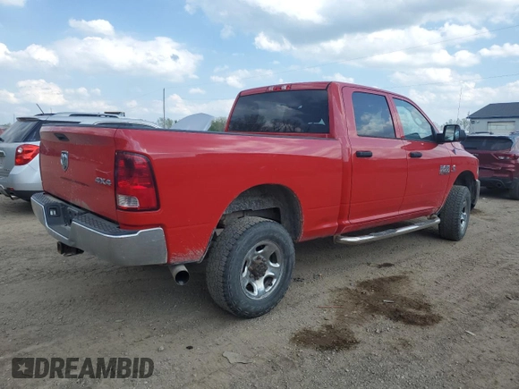 2013 Ram 2500 Tradesman z VIN 3C6UR5CLXDG558960, wystawiony jako Copart lot #57046995 z przebiegiem 75 628 mil mil oraz Czysty tytuł • Clean title. Historia ofert i sprzedaży dostępna na DreamBid. Obrazek 3.