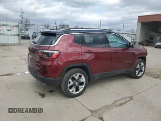 2021 Jeep Compass Limited with VIN 3C4NJDCBXMT537779, listed as a Copart auction lot 50303925 with 27,913 mi miles and Non Repairable. Bid and sale history available at DreamBid. Image 3.