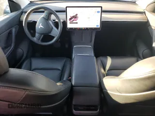 2021 Tesla Model Y Long Range with VIN 5YJYGDEE8MF148849, listed as a Copart auction lot 80894154 with 61,022 mi miles and Salvage Title. Bid and sale history available at carsss.com. Image 8.