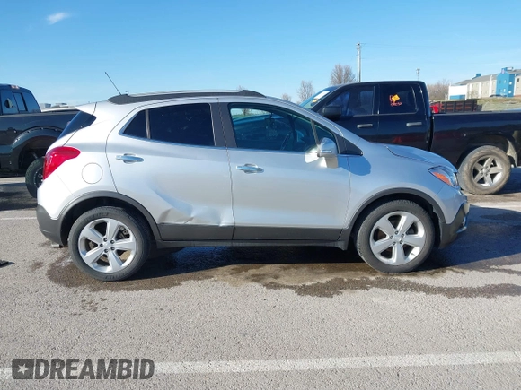 2016 Buick Encore Leather with VIN KL4CJCSB6GB528676, listed as a IAAI auction lot 41800878 with 41,796 mi miles and . Bid and sale history available at DreamBid. Image 13.
