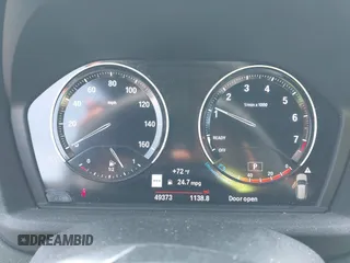 2019 BMW X1 xDrive28i with VIN WBXHT3C56K5L38658, listed as a IAAI auction lot 42496734 with 49,373 mi miles and . Bid and sale history available at DreamBid. Image 7.