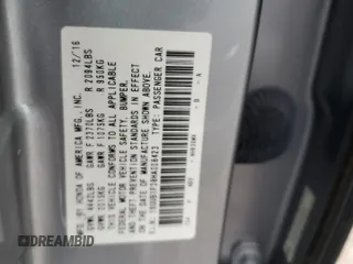 2017 Acura TLX with VIN 19UUB1F38HA008423, listed as a Copart auction lot 52849515 with 136,263 mi miles and Salvage title. Bid and sale history available at DreamBid. Image 12.