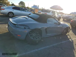 2023 Porsche 718 Boxster GTS 4.0 with VIN WP0CD2A86PS216290, listed as a Copart auction lot 85533004 with 0 mi miles and Salvage Title. Bid and sale history available at carsss.com. Image 3.