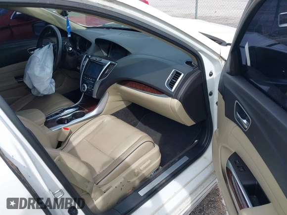 2018 Acura TLX w/Technology Pkg with VIN 19UUB2F58JA004966, listed as a IAAI auction lot 42035498 with 54,124 mi miles. Bid and sale history available at carsss.com. Image 5.