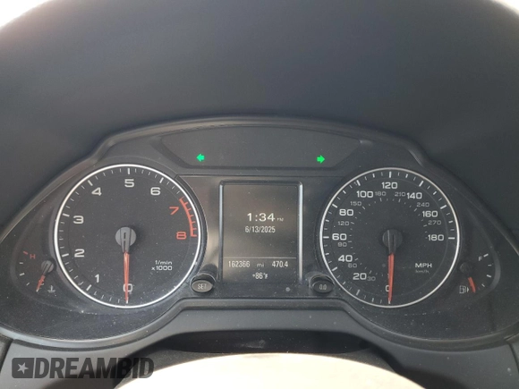 2011 Audi Q5 Premium Plus with VIN WA1LFAFP3BA094307, listed as a Copart auction lot 61097305 with 162,366 mi miles and Clean title. Bid and sale history available at DreamBid. Image 9.