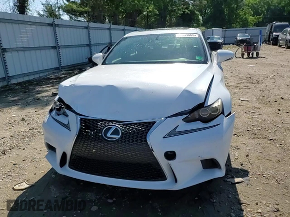 2014 Lexus IS 350 with VIN JTHBE1D24E5006484, listed as a Copart auction lot 60309865 with 160,345 mi miles and Salvage title. Bid and sale history available at DreamBid. Image 13.